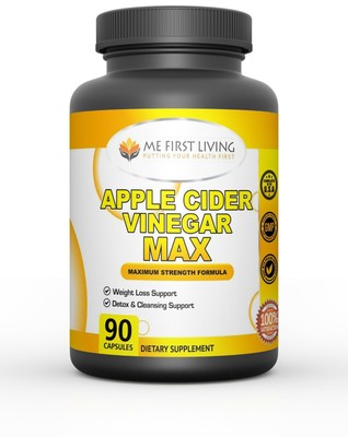 Me First Living Apple Cider Vinegar MAX Capsules - 90 Capsules