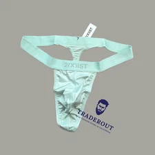 2(X)ist 2xist men GREEN Sliq classic Thong underwear size M L