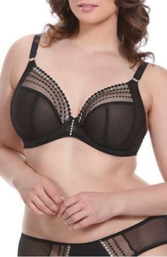 New Elomi Matilda Underwire Plunge Side Support Bra #8900 34J US / GG UK - Picture 1 of 6