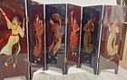 Passover Table Screen Beautiful 2-sided Wood Screen 29" x 13.5" vintage — photo 5