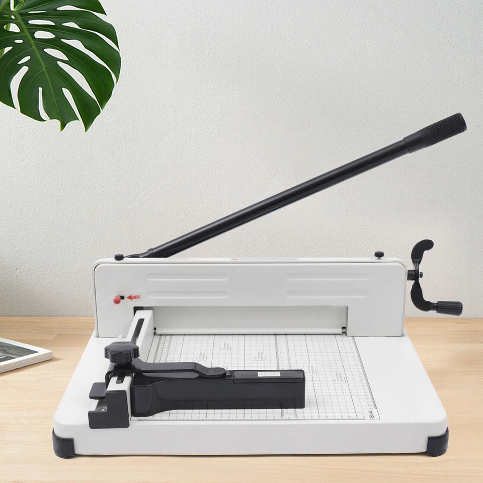 Professional Paper Trimmer Office Manual Guillotine A4 Papers Cutter Heavy Duty - Image 3 of 4