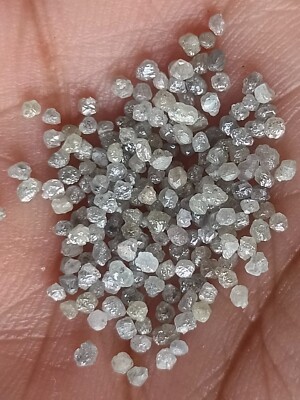 5,00 Ct Natürliche Rohe Lose Diamanten Weiß-Graue Farbe Kleine Größe Funkelnde D