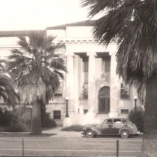 1940s RPPC Armijo High School Street Scene Cars Fairfield California Postcard