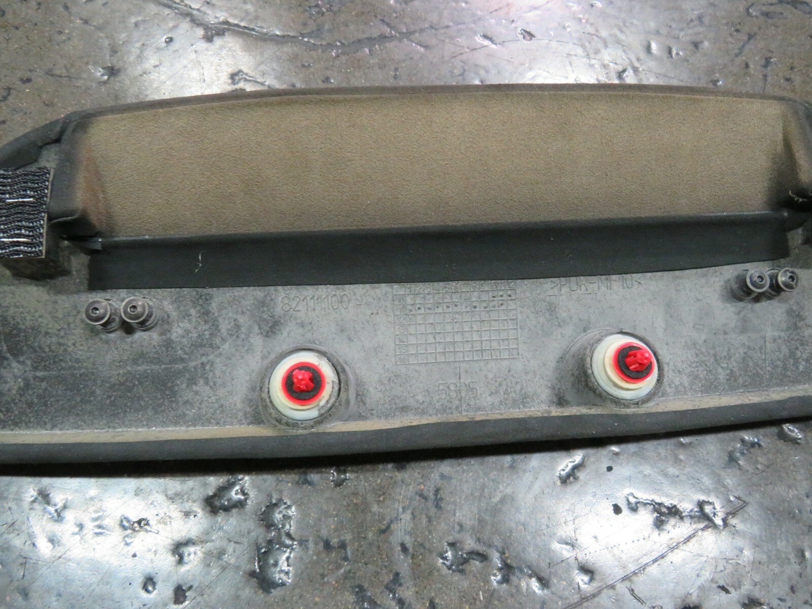 Ferrari FF, Upper Tailgate Trim, Used, Alcantara, P/N 828490