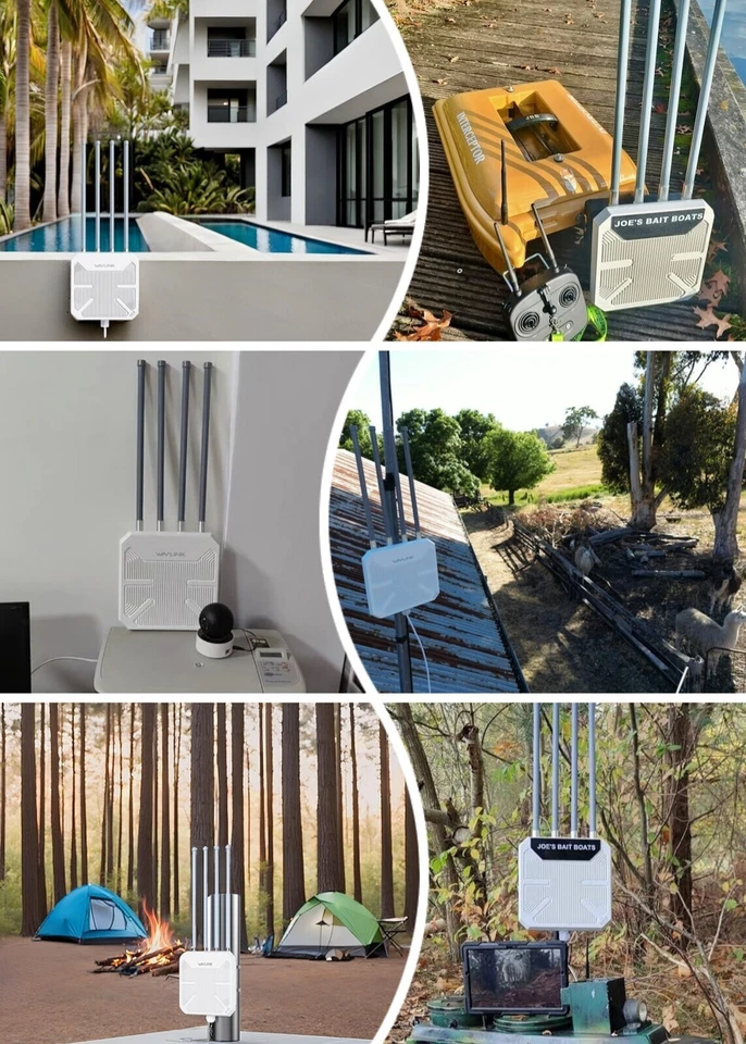 Long Range AX3000 WiFi 6 Mesh Range Extender Outdoor Dual Band WiFi Repeater - Image 2 of 4
