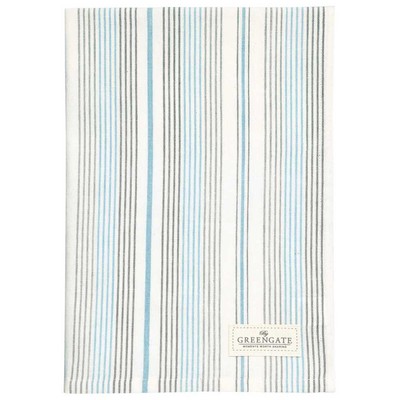 Geschirrtuch 50x70 Cm Weiß Blau Baumwolle Fische R Produktbild-Vorschau 6