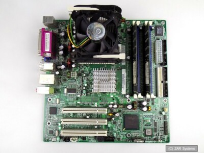 PC Aufrüstkit MB HP DX2000 + Intel Pentium 4 CPU aktiv + 1 GB DDR-1 RAM 100% OK