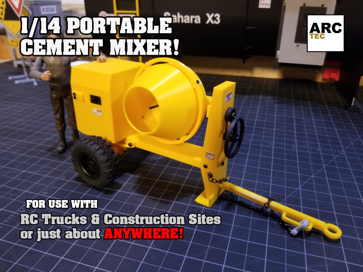 Miniature Portable Cement Mixer Tag Along at 1/14 Scale | eBay