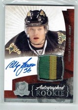 10-11 UD Upper Deck The Cup Philip Larsen /249 Rookie Patch Auto