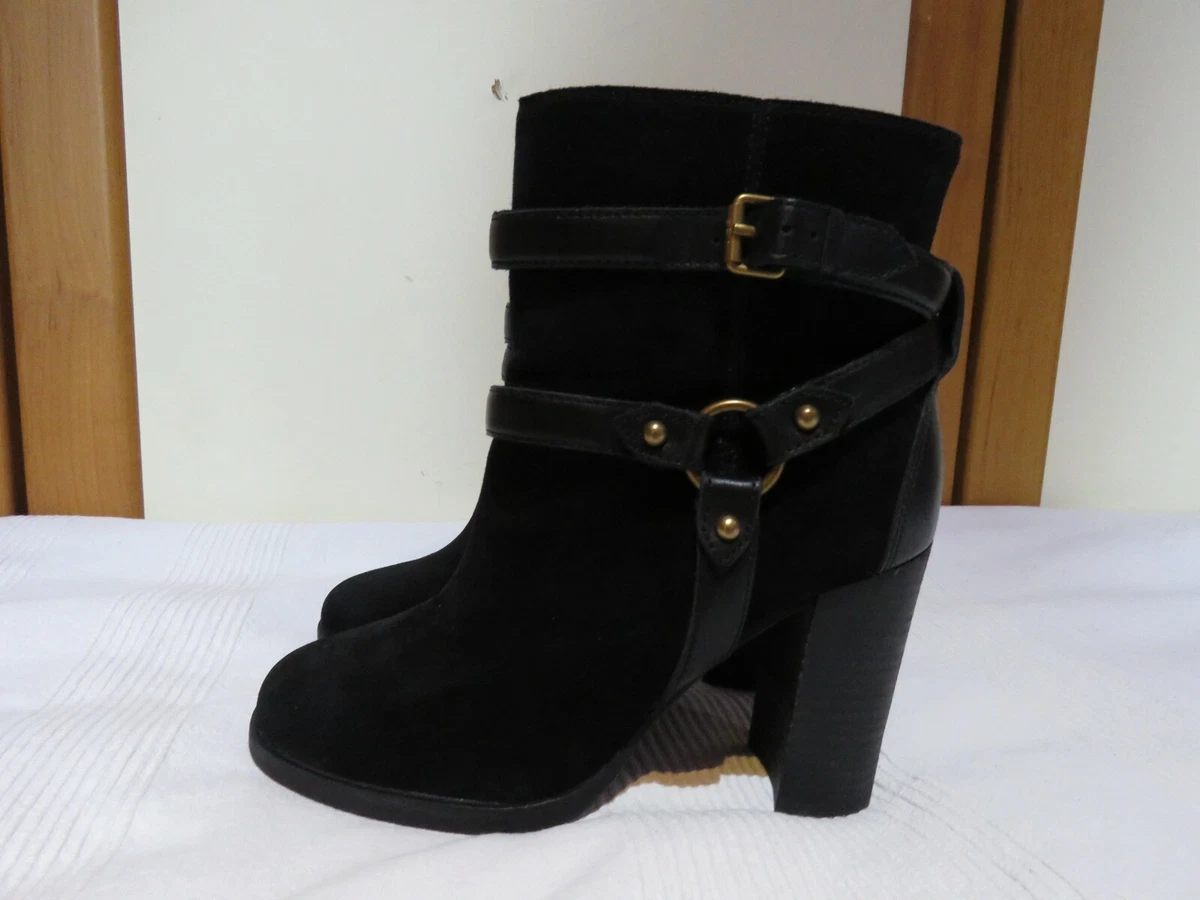 UGG AUSTRALIA DANDRIDGE 1019010 SUEDE ANKLE BOOTS UK 5.5 EUR 38