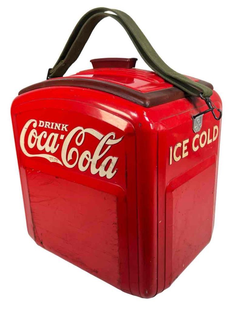 Coca-Cola クーラーボックス型陶器特大ヒンジボックス レア