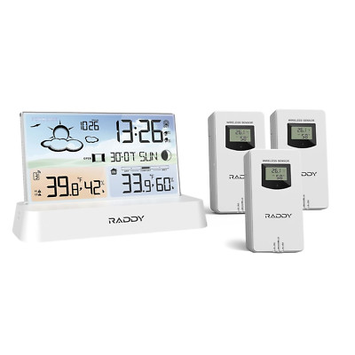 DT6 Weather Station Wireless Indoor Outdoor Thermometer Hygrometer Barometer wit