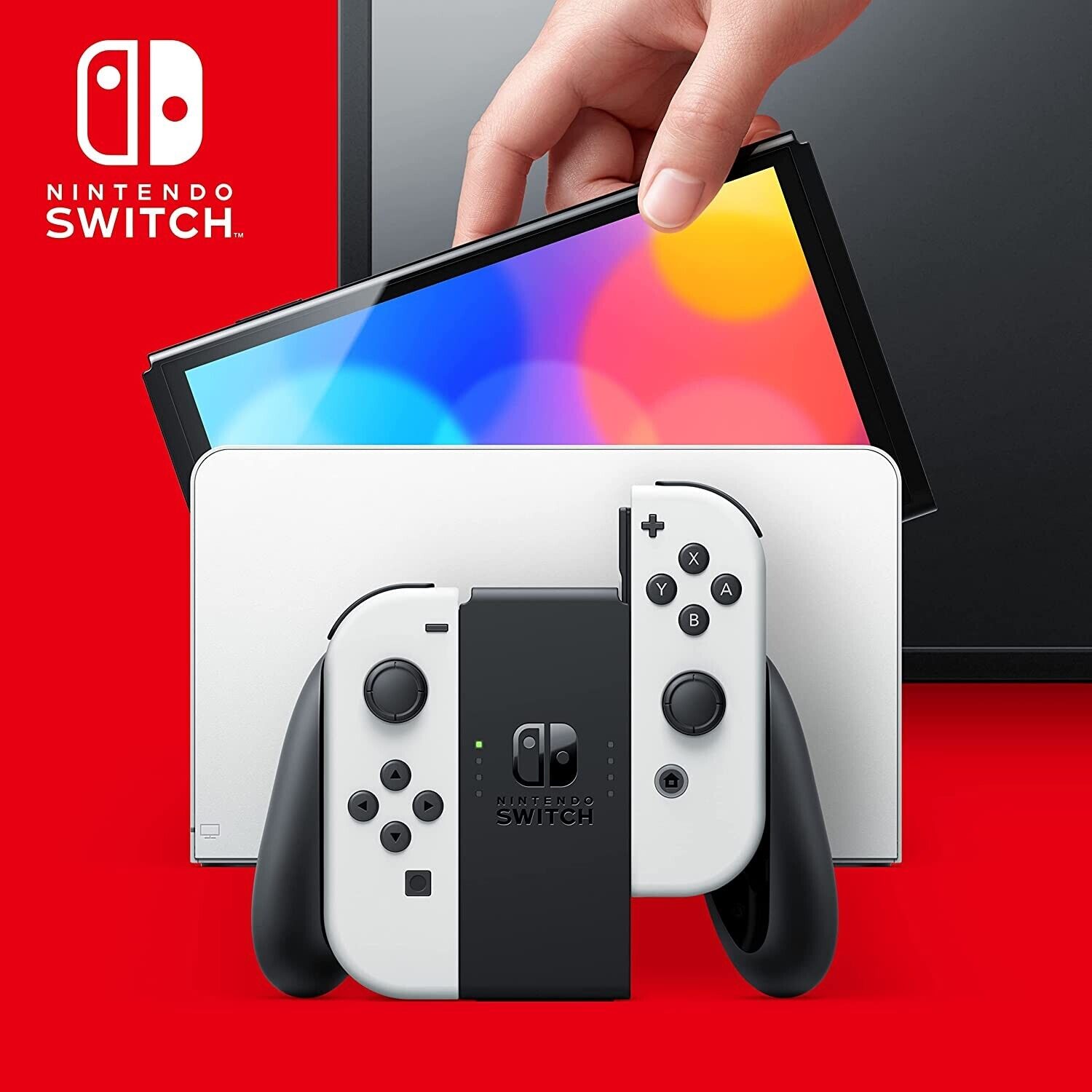 Console Nintendo Switch Modello OLED 64GB Bianco schermo OLED 7″ 64GB