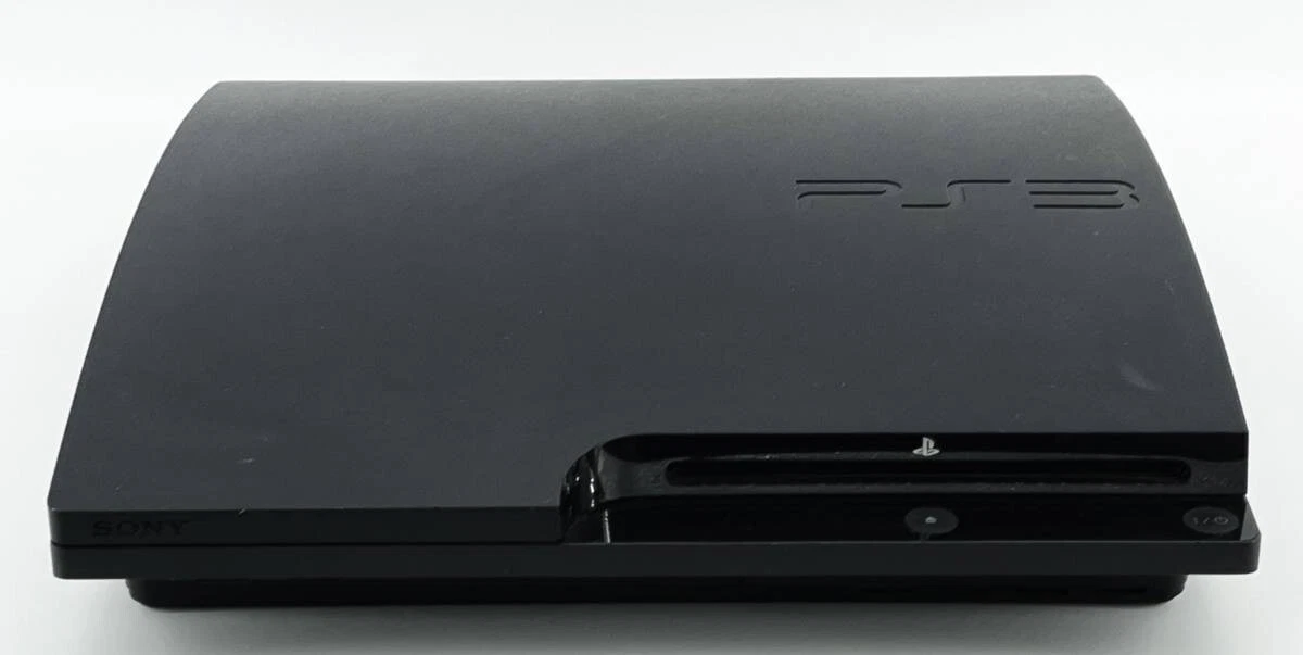 Sony PlayStation 3 Slim PS3 Charcoal Black CECH A Console USED