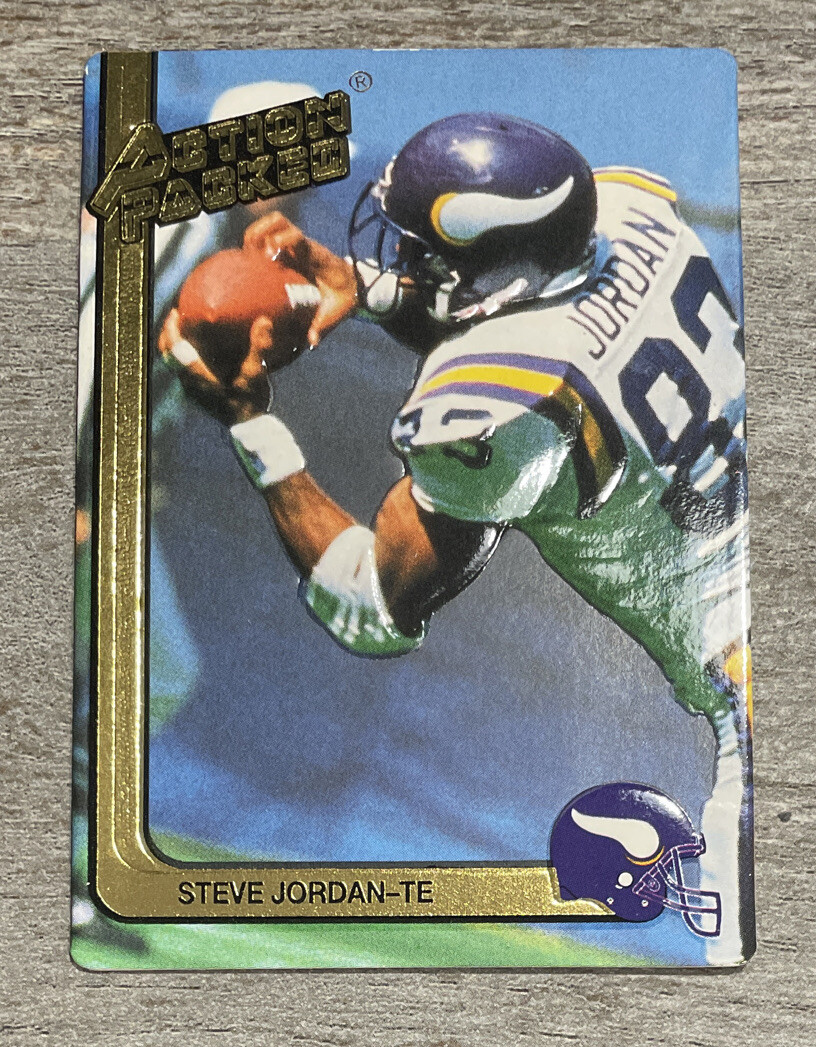 Steve Jordan 1991 Action Packed Vikings #155  *F594*