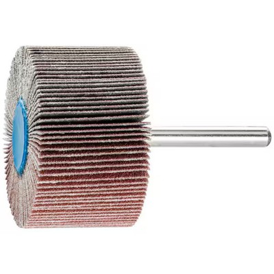 Pferd 2'' x 1-1/2'' Mounted Flap Wheel - 1/4'' Shank - Aluminum Oxide - 120 Grit