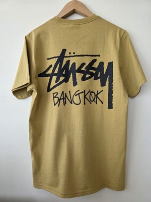 Stüssy Bangkok Chapter T-shirt SIZE S  CURRY Colorway NWOT RARE