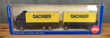 🚚 SIKU 3919 DACHSER LKW mit Anhänger 1:55 blau gelb OVP 📦 Werbemodell