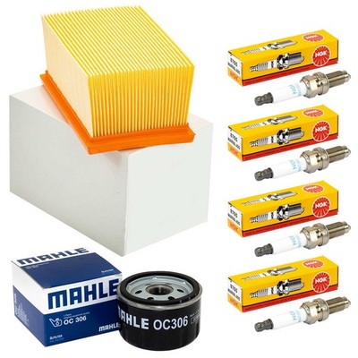 Set Wartung Ölfilter Luftfilter Zündkerzen für BMW R 1200 GS Adventure 2010-2013