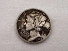 1927 P U.S. Mercury Head Silver Dime KW-1