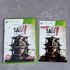 Saw II Flesh & Blood Xbox 360 Box Manual ONLY - NO GAME