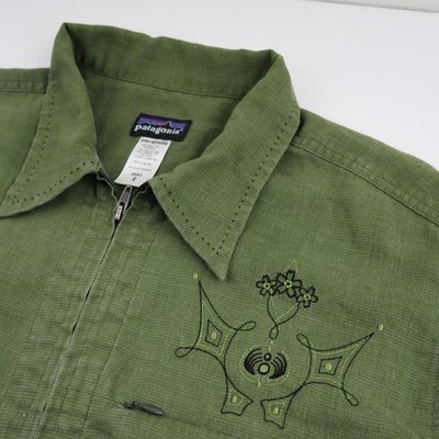 Vintage Patagonia Rhythm Shirt Jacket Mens S Sideburn Full Zip