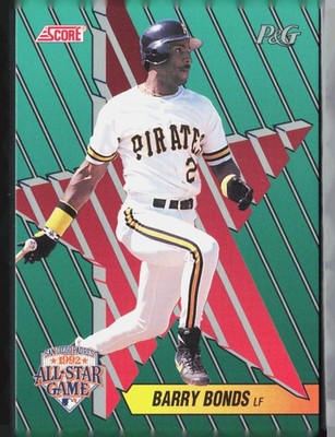 1992 Score Procter & Gamble #15 Barry Bonds