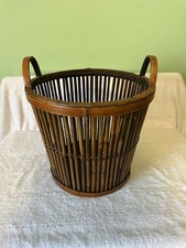 Sturdy Handmade Bamboo Basket
