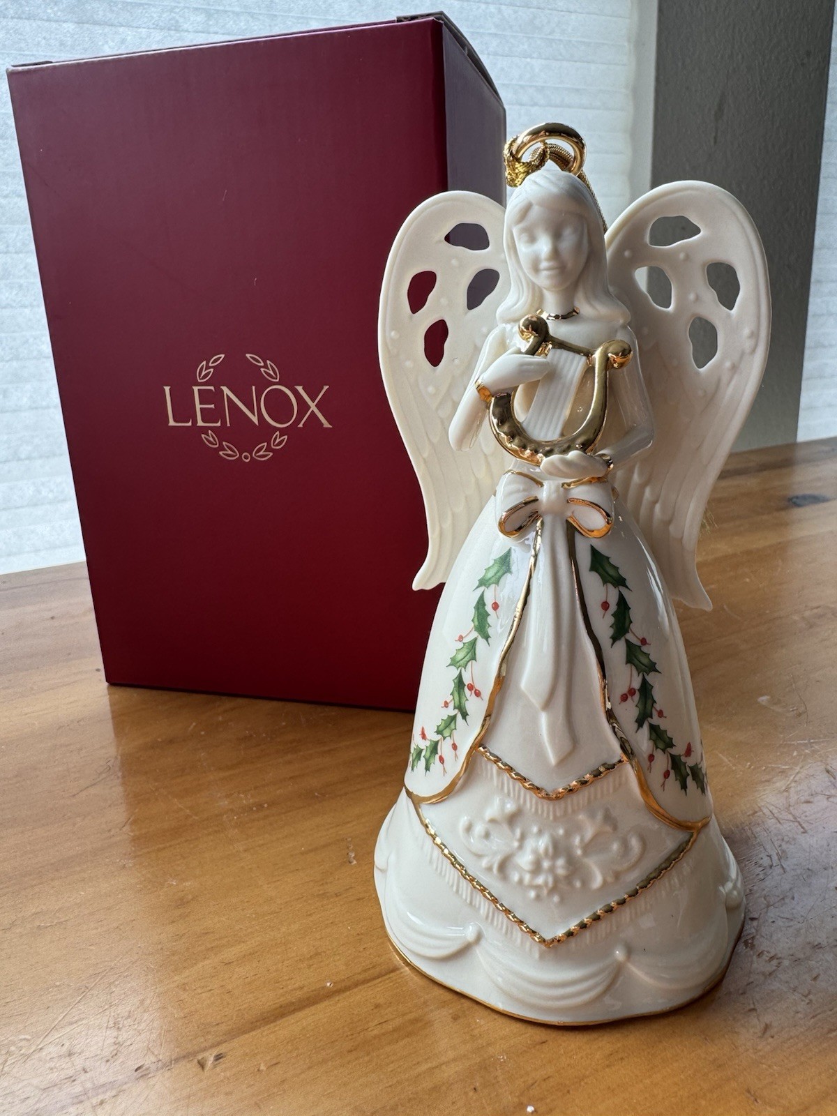 Lenox  Angel Bell with Harp