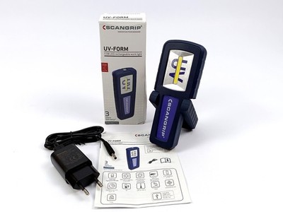 Scangrip 03.5408 UV-FORM Rechargeable LED work light with UV-light on top
