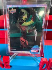 Gamora #18 2024 Upper Deck Women of Marvel Lt.  Green 9/99