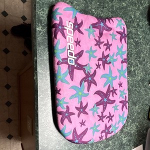 Speedo Kickboard Swim Training Kickboard Pink/Blue Starfish Print