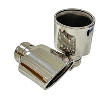 1pcs Exhaust Pipe Stainless Steel Silvery Tailpipe Modification Export Muffler