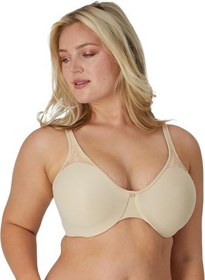 Bali 3385 Passion for Comfort Minimizer Underwire Bra Soft Taupe 36DD NWT