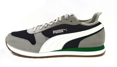 Puma Sneaker ST Miler Grau Nubukleder Schnürschuh Halbschuh Sportschuh Freizeit