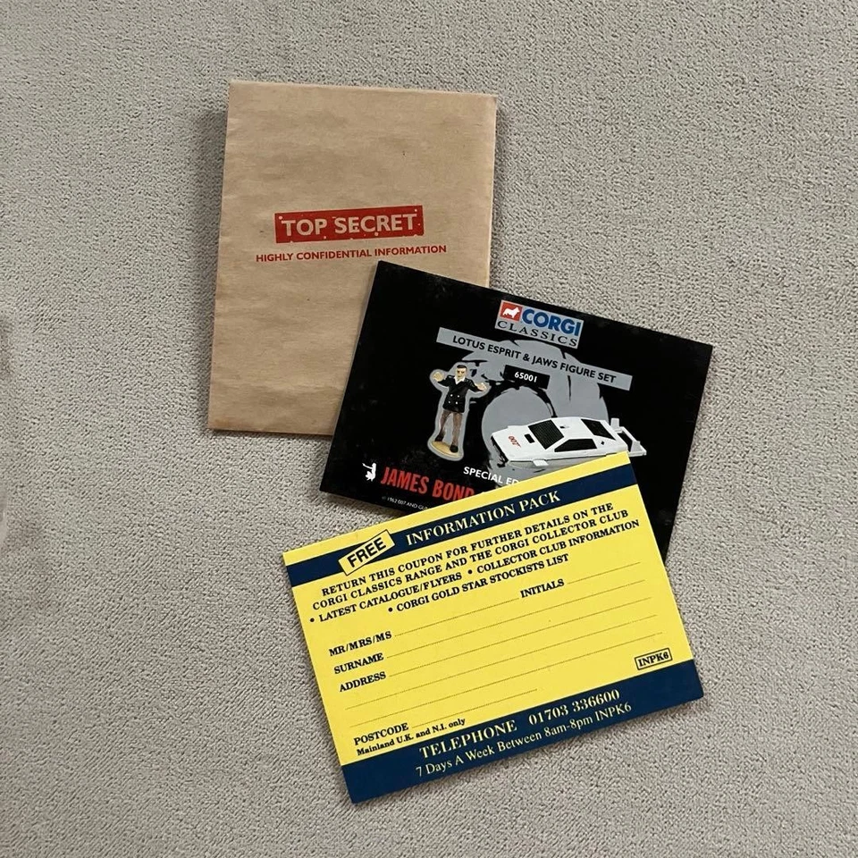 Corgi 007 The Spy Who Loved Me James Bond Plastic Model Japan - Image 4 of 4