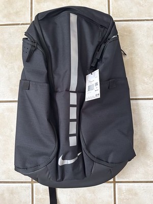 NIKE - Hoops Elite Pro Backpack Black Silver BA5554 Basketball Bag Laptop Sleeve