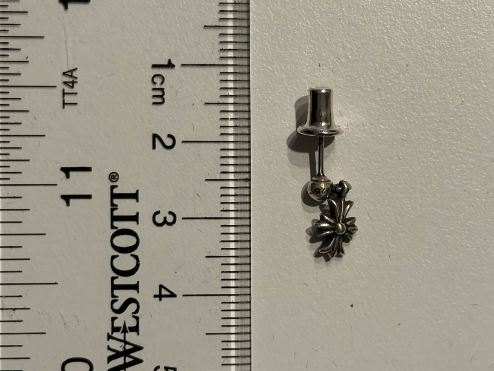 Authentic Chrome Hearts Tiny-E Plus Hanging Drop … - image 4