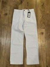 Vineyard Vines Boys Size 14 Seersucker Breaker Pant Blue Stripe Pockets NWT