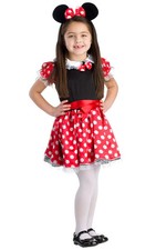 Girls Charming Miss Mouse Costume