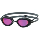 Zoggs Predator Titanium Swimming Goggles Unisex Grey Black Pink