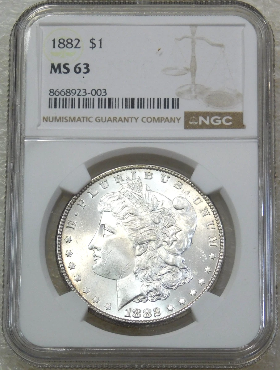 MS 63 Graded 1882 Year Morgan US Dollars (1878-1921) for sale | eBay MS 63 Graded 1882 Year Morgan US Dollars (1878-1921) for sale | eBay