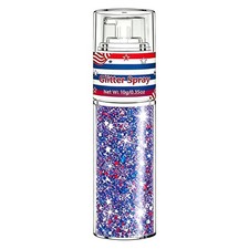 Red White Blue Glitter Spray For Hair And Body Patriotic Shimmer Spray Quick Dry