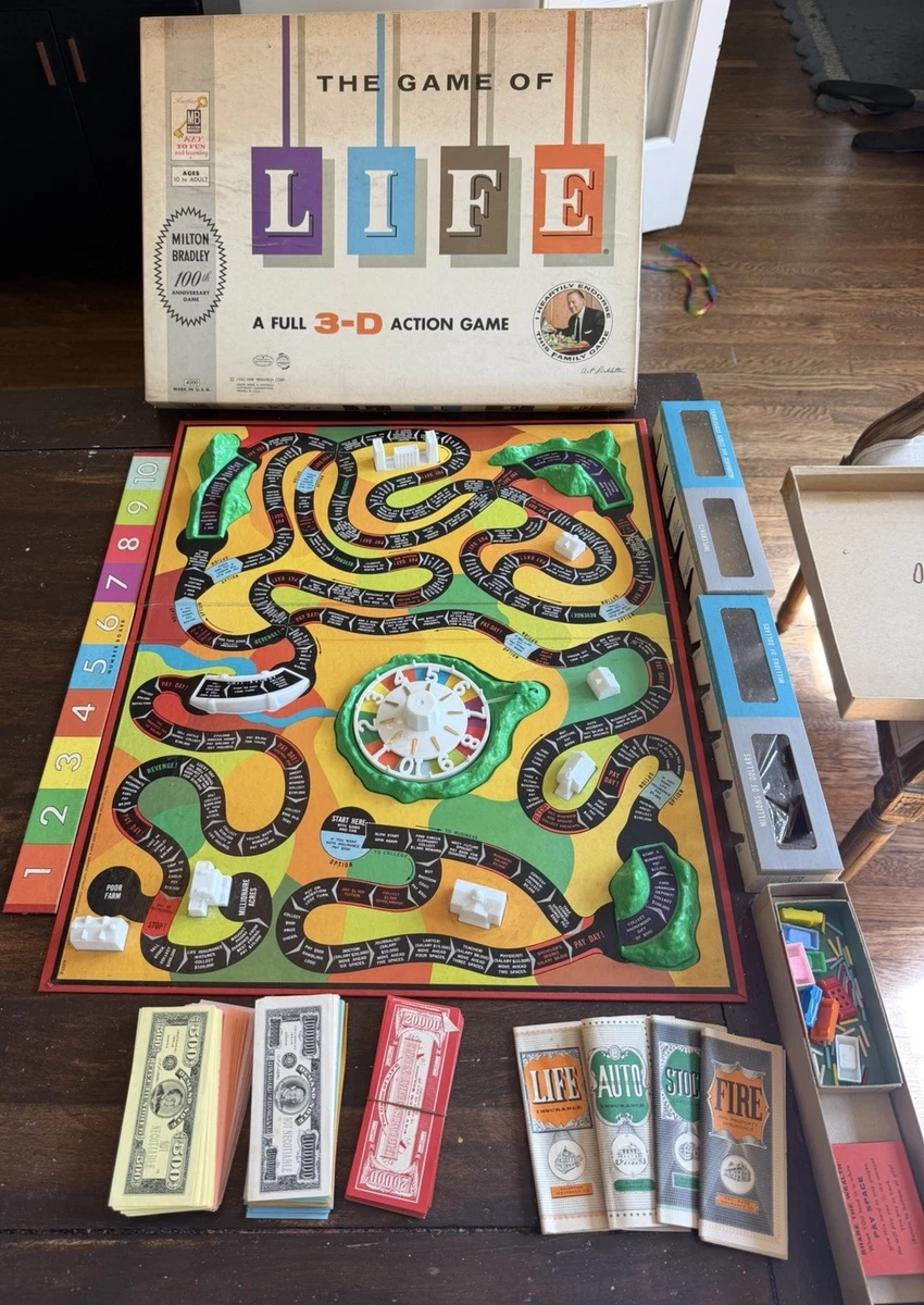 25+ Game of Life Vintage Boards and Traditional Games for sale