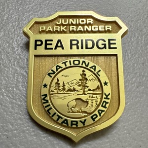 Junior Park Ranger Pea Ridge National Military Park National Parks Badge Pin