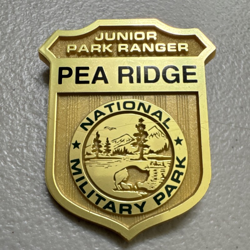 Junior Park Ranger Pea Ridge National Military Park National Parks Badge Pin