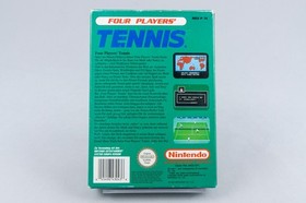 Nintendo NES *Tennis per quattro giocatori* IMBALLO ORIGINALE CIB PAL B 74-NOE-1+