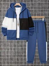 Men's Outfit 2 Piece Set Shirt  Pants Suit PLUS SIZE BIG 5XL