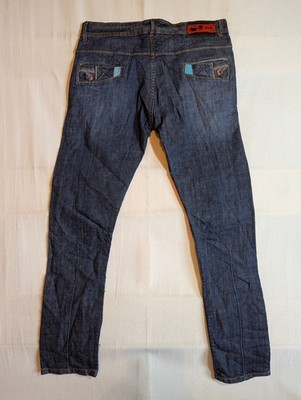 G2 JNS Jeans Men s 34 Straight Leg Pockets Dark Denim Blue 100% Cotton