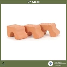 Set of 3 Terracotta Pot Feet 6cm x 3.5cm x 3.5cm Drainage Frost Resistant